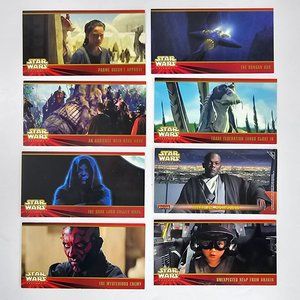 Topps Widevision Star Wars Episode I Trading Cards Lot 8 Cards